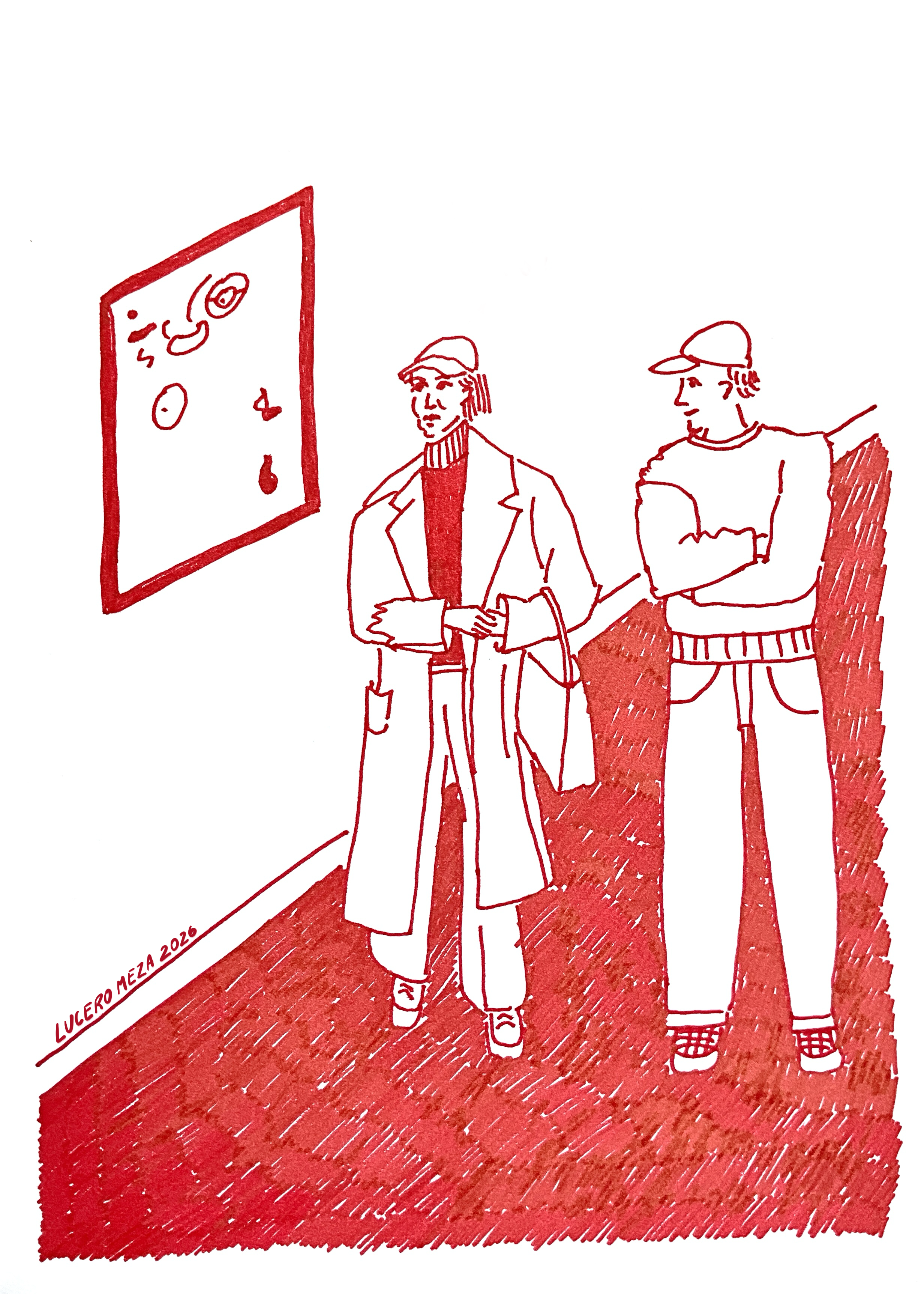 Una ilustración de Lucero Meza 2026.