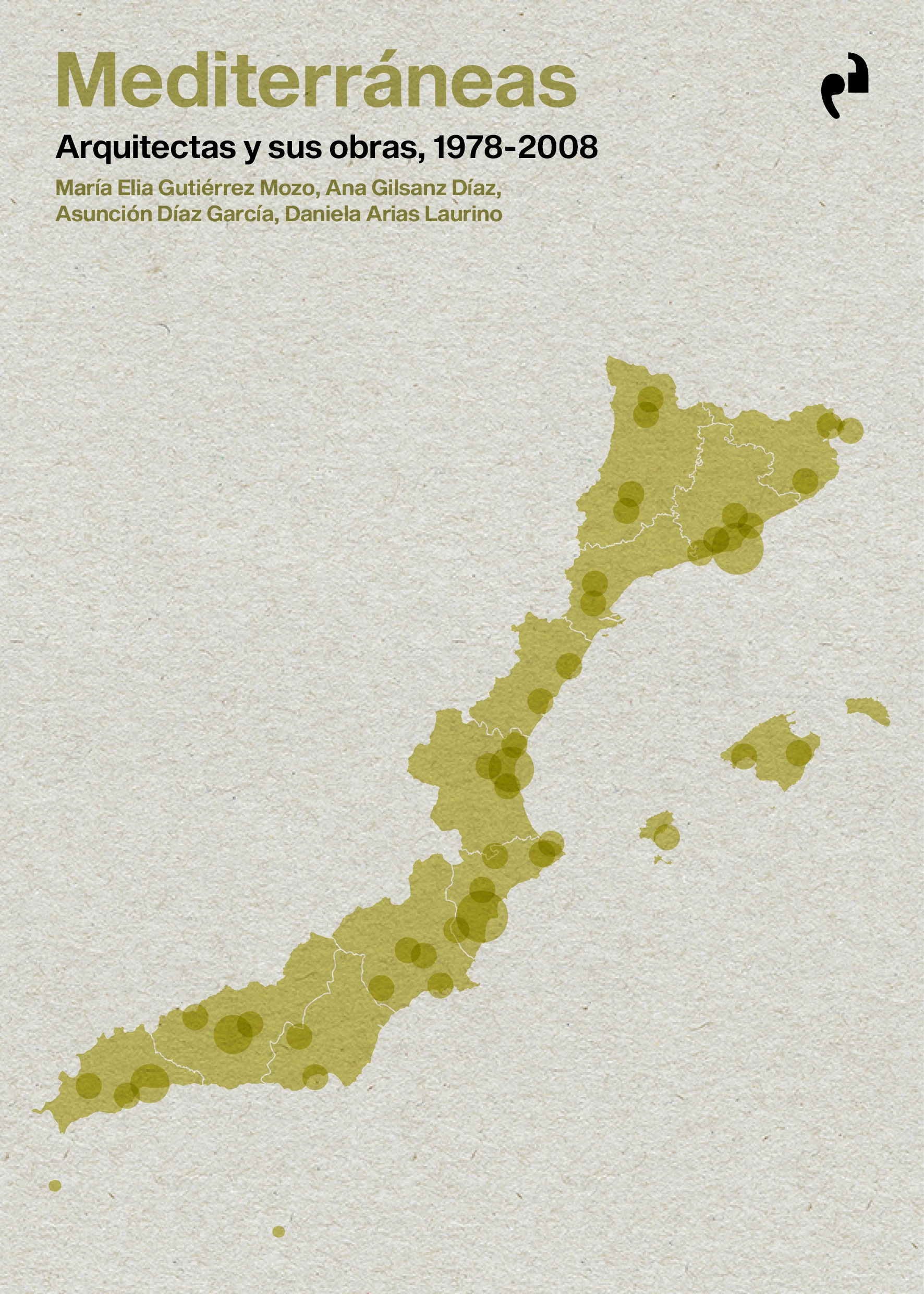 Portada del libro "Mediterráneas", que registra arquitectura realizada por mujeres.