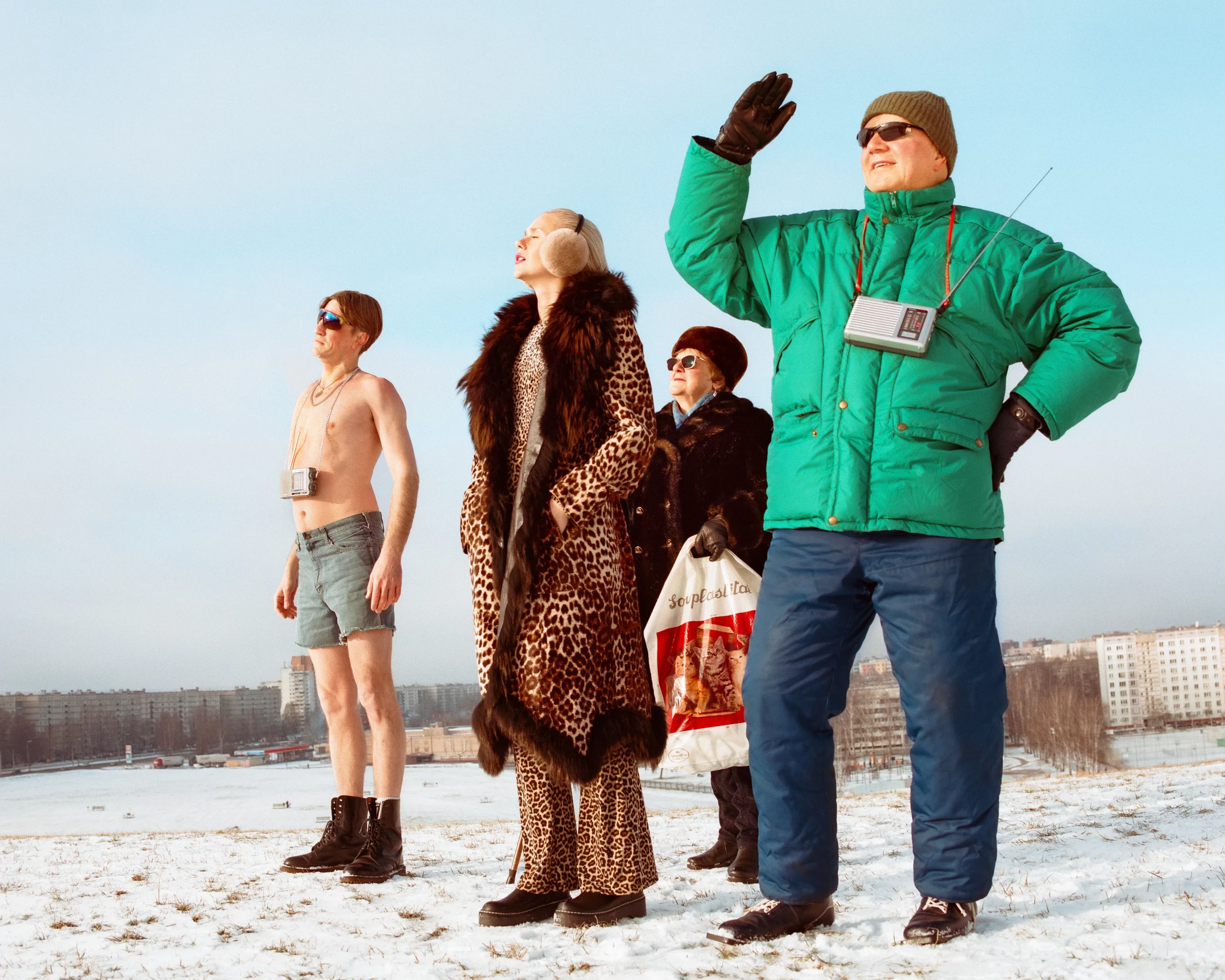 Filips Smits grupo en la nieve